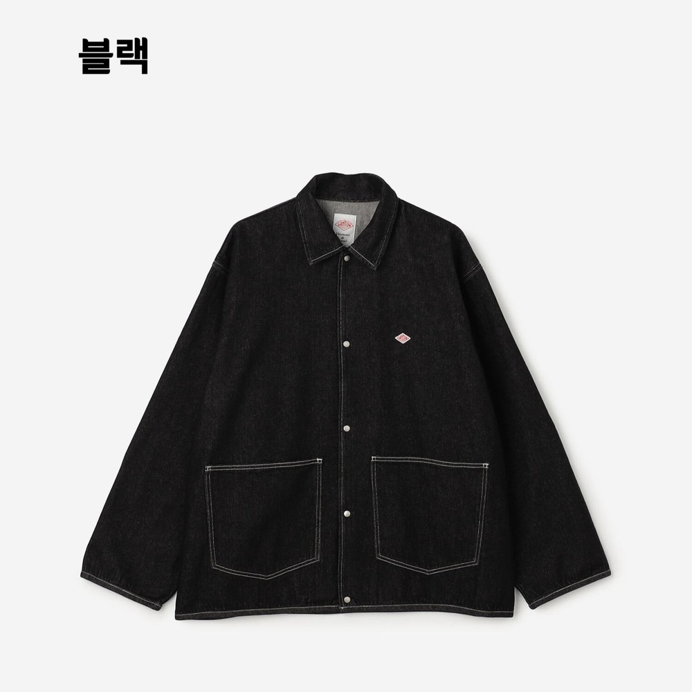 단톤 코튼 데님 커버 올 재킷 남성 DT-B0400DNS 블랙 42 - 상세 이미지 2