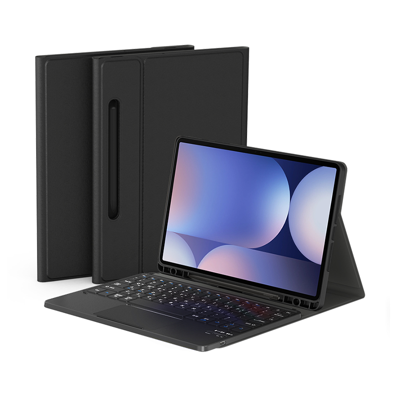 데이웍스 갤럭시탭 S10+ 플러스 블루투스 터치패드 키보드 북커버 케이스 S펜 수납 이미지 2