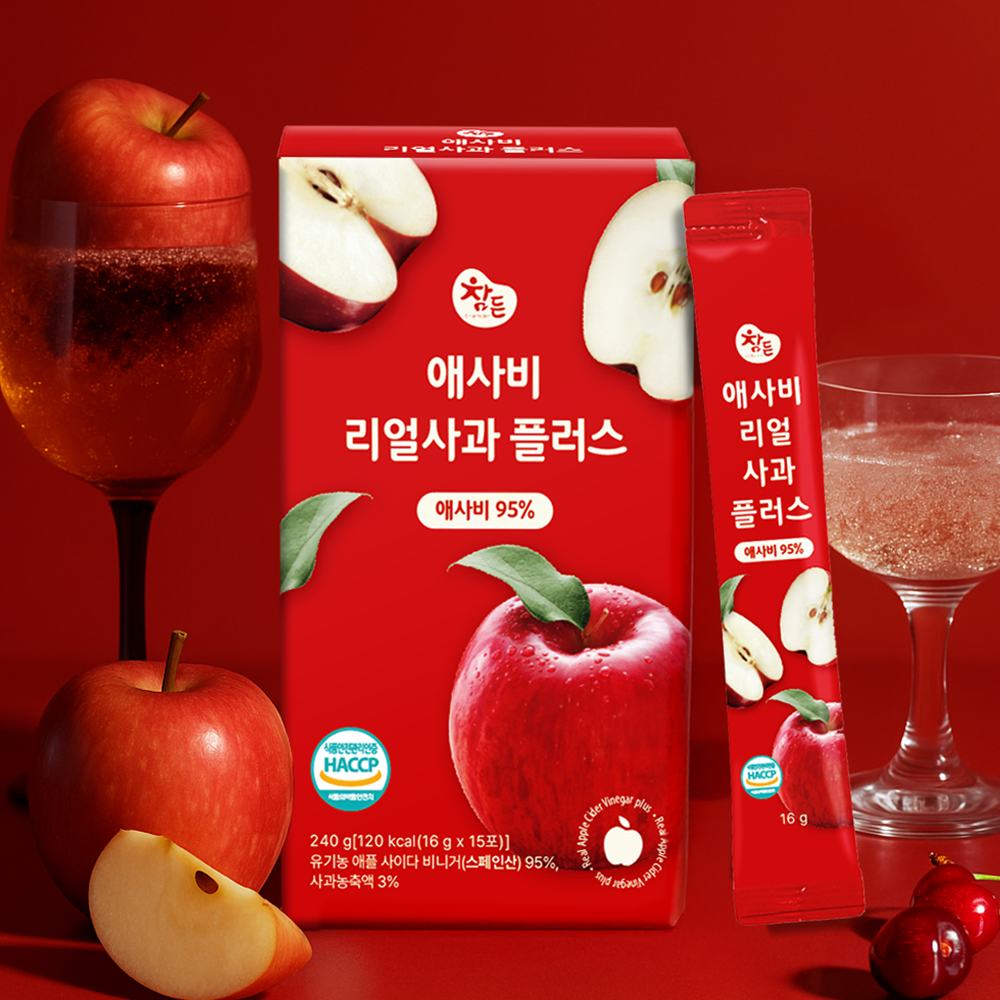 참든 애사비 리얼사과 플러스 16g 15포, 3개 - 상세 이미지 2