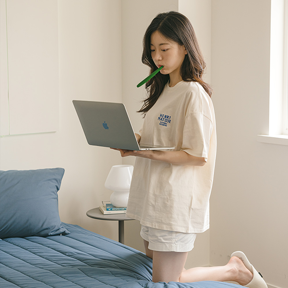 아망떼 뉴데이즈 먼지없는 무소음 고정밴드 침대패드 SS