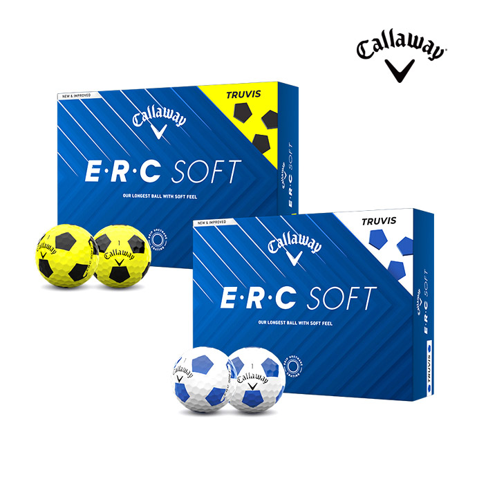 [선물포장] 캘러웨이 2025 ERC SOFT 트리플트랙 트루비스 골프볼 3피스