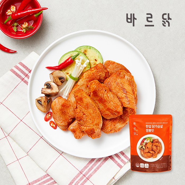 바르닭 한입 닭가슴살 짬뽕 21팩 - 상품 이미지