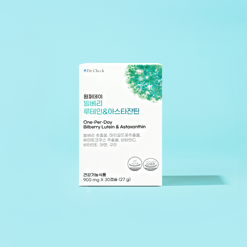 닥터체크 원퍼데이 빌베리 루테인 아스타잔틴 30캡슐, 4개 - 상세 이미지 3