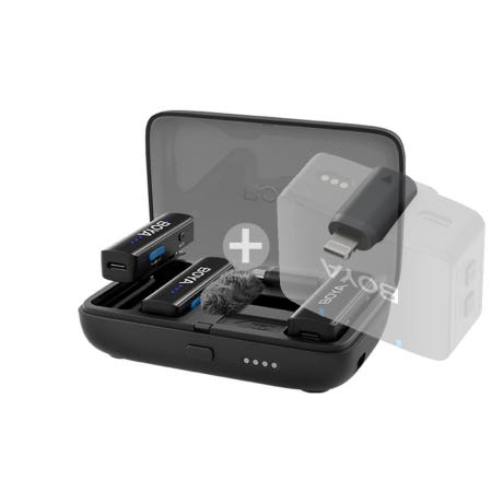 보야 보야 올인원 2채널 무선마이크 BOYALINK C2 (라이트닝 어뎁터)