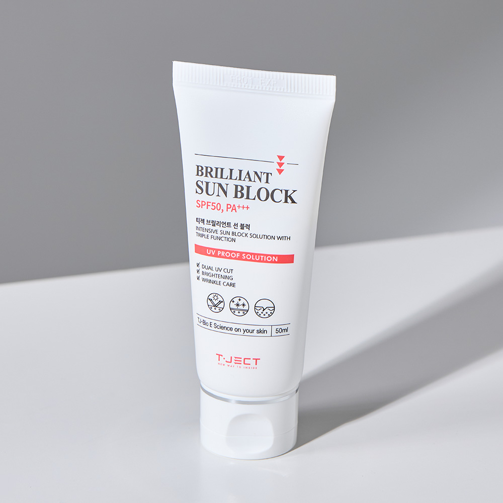 티젝 브릴리언트 선블럭 스포츠 바디 무기자차 유기자차 썬크림 톤업 선크림 50ml - 상세 이미지 4
