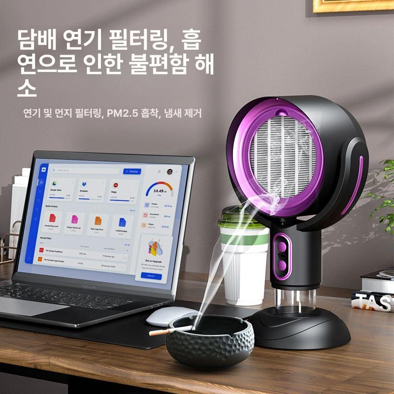 휴대용후드 휴대용 충전 환풍기 주방후드 주방환풍기 렌지후드 후드모터 미니후드 후드환풍기 샴페인 골드 충전 40000 나선 7엽 - 상세 이미지 4