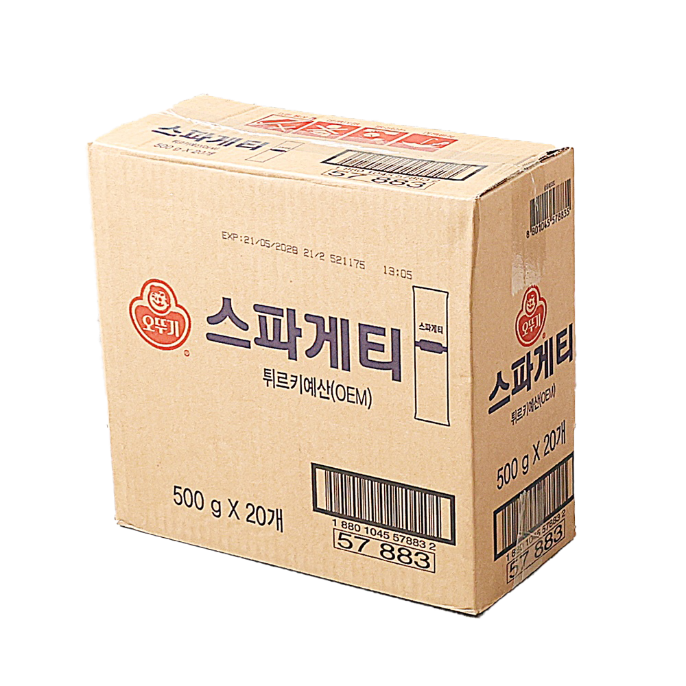 오뚜기 스파게티면 파스타면 재료 업소용 튀르키예산 500g, 5개 - 상세 이미지 5