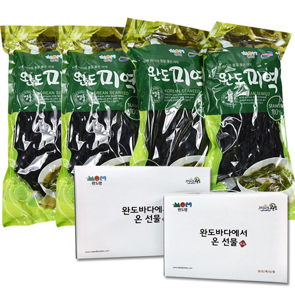 완도 햇 건미역 100gx4봉 선물세트 명절 진한국물 - 상세 이미지 3