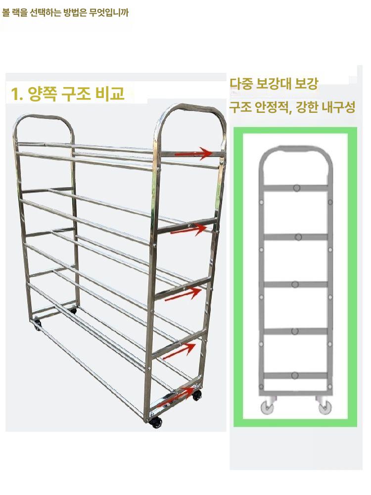 보관대 이동식 농구공 선반 클래식 정리대 거치대 5호 공 7호 15개 3호 4호 18개 - 상세 이미지 2