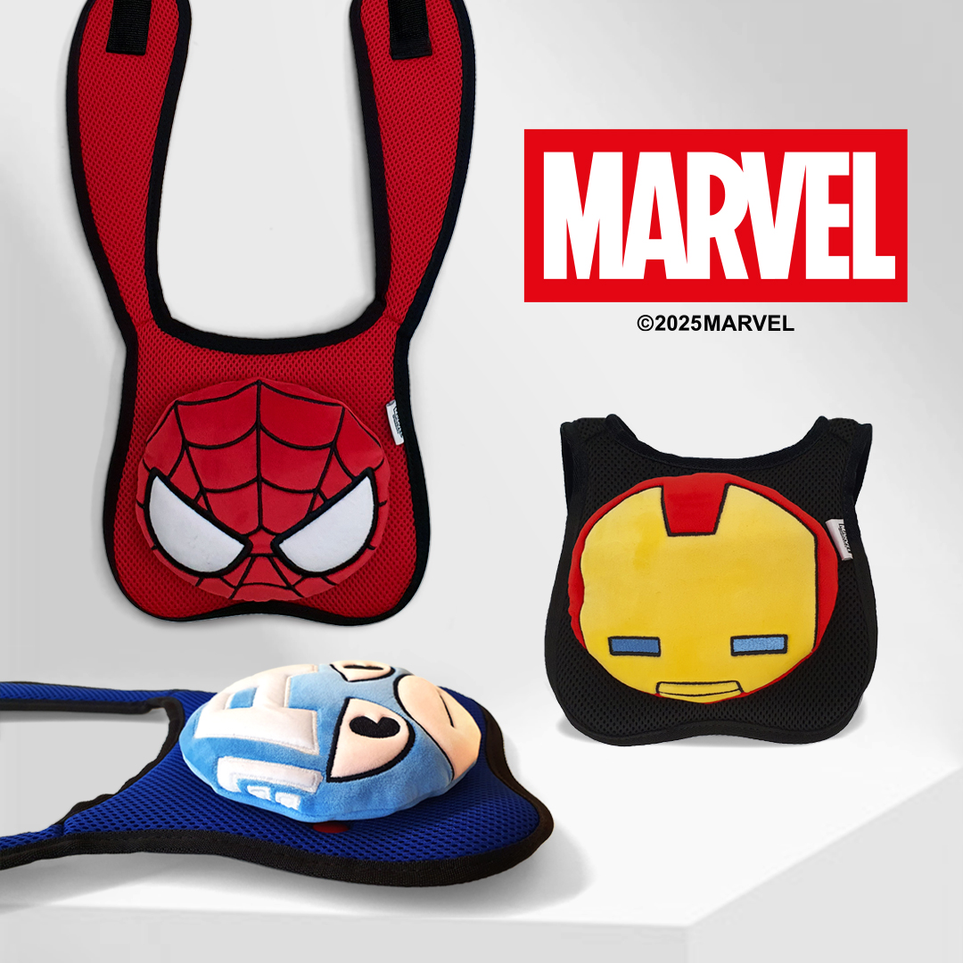마블 정품 캐릭터쿠션 어린이 어깨끈 안전벨트커버