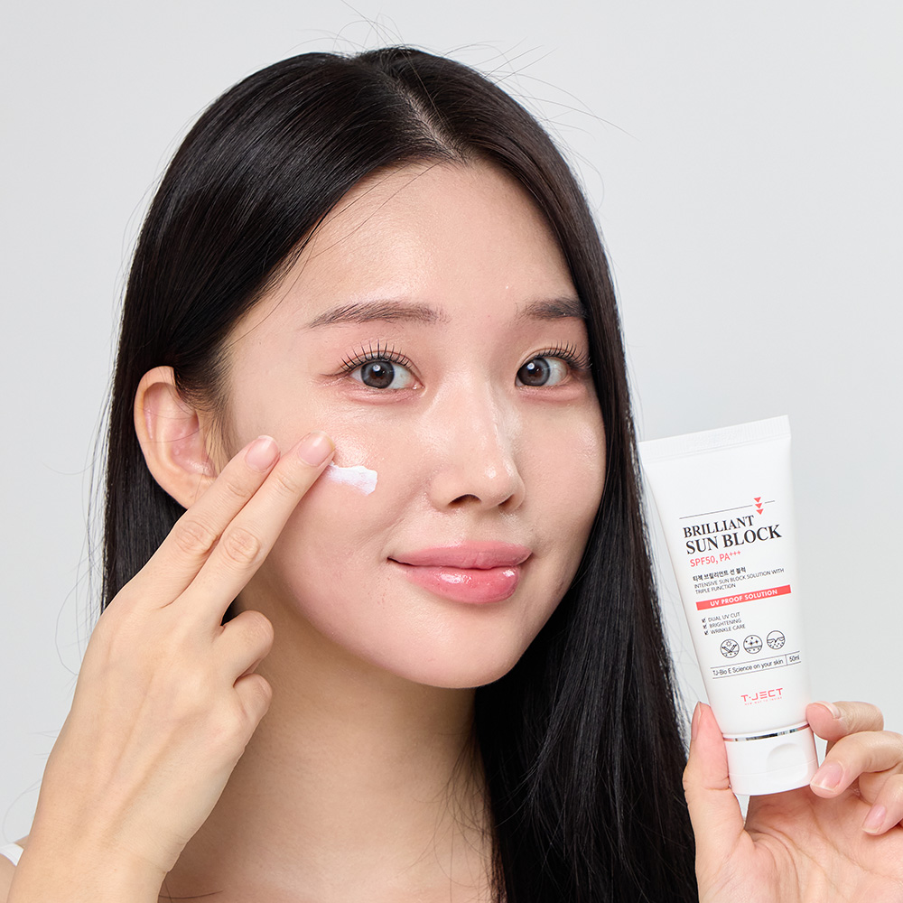 티젝 브릴리언트 선블럭 스포츠 바디 무기자차 유기자차 썬크림 톤업 선크림 50ml - 상세 이미지 2