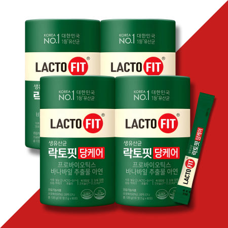 락토핏 당케어 유산균 영양제 혈당케어 유산균 60포, 4개