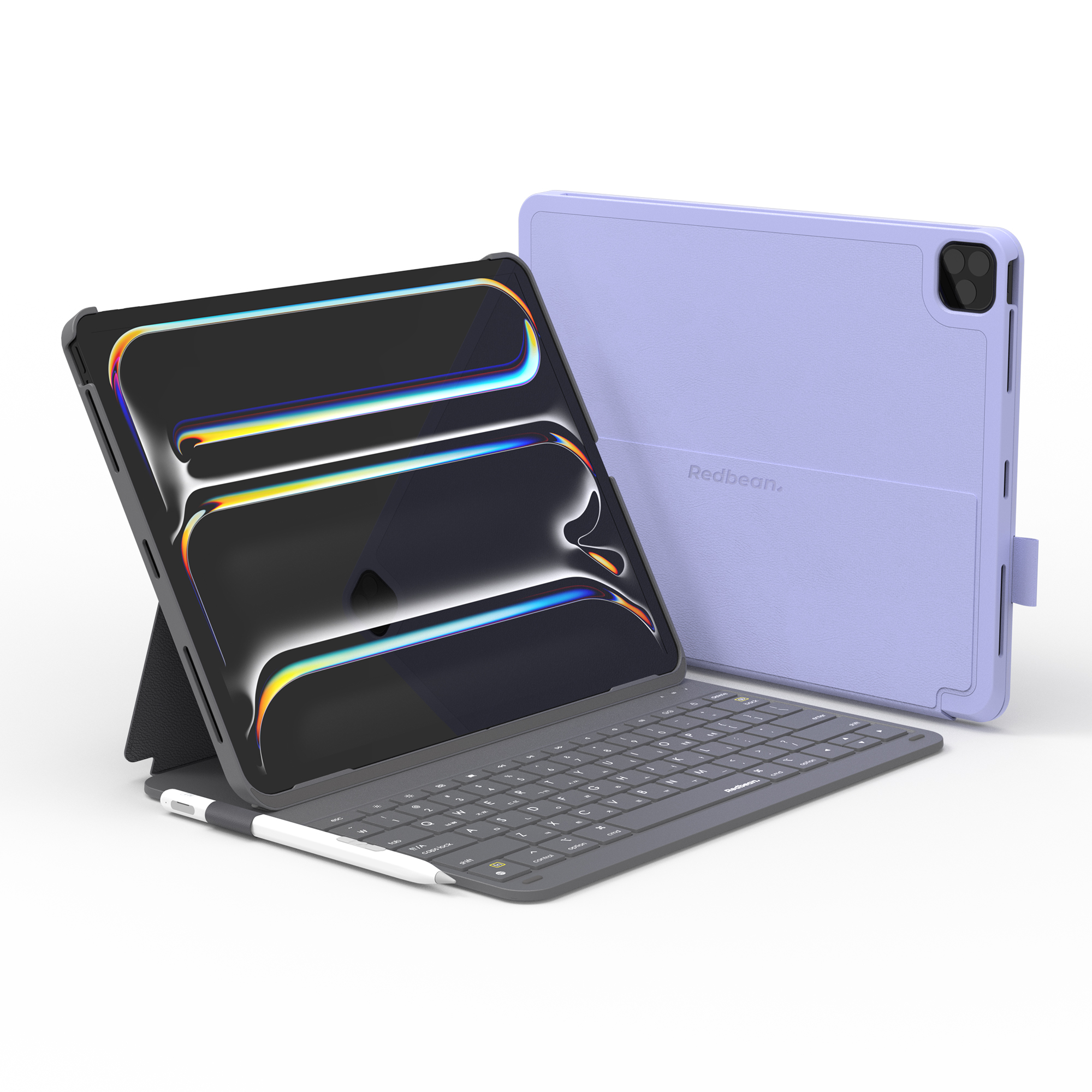 레드빈 아이패드 키보드케이스 커버 매직키보드 그레이, 아이패드 프로 27.9cm(11인치) M1 3세대