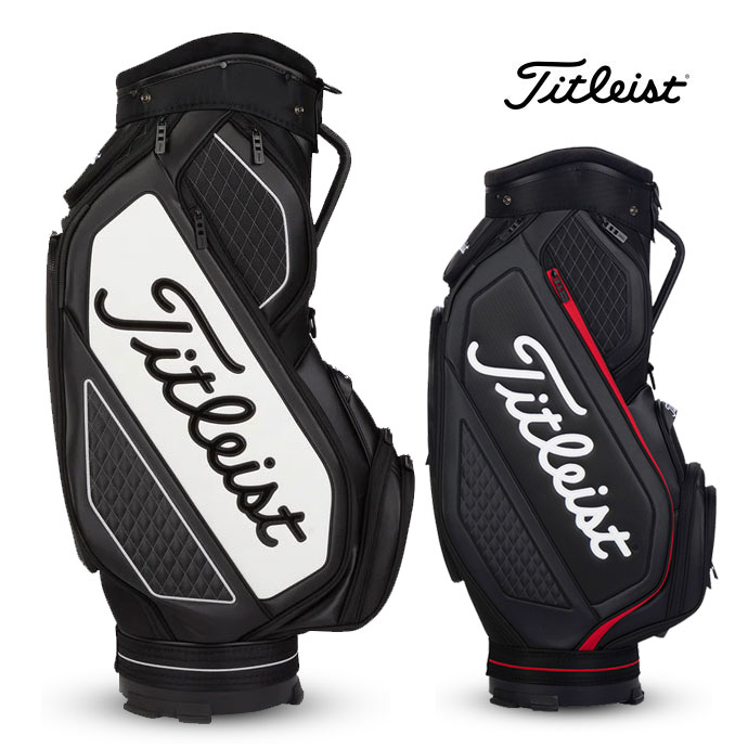 타이틀리스트 젯블랙 미드사이즈 캐디백(TB21SF4K)