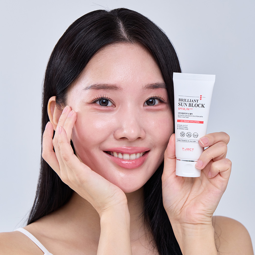 티젝 브릴리언트 선블럭 스포츠 바디 무기자차 유기자차 썬크림 톤업 선크림 50ml - 상세 이미지 3