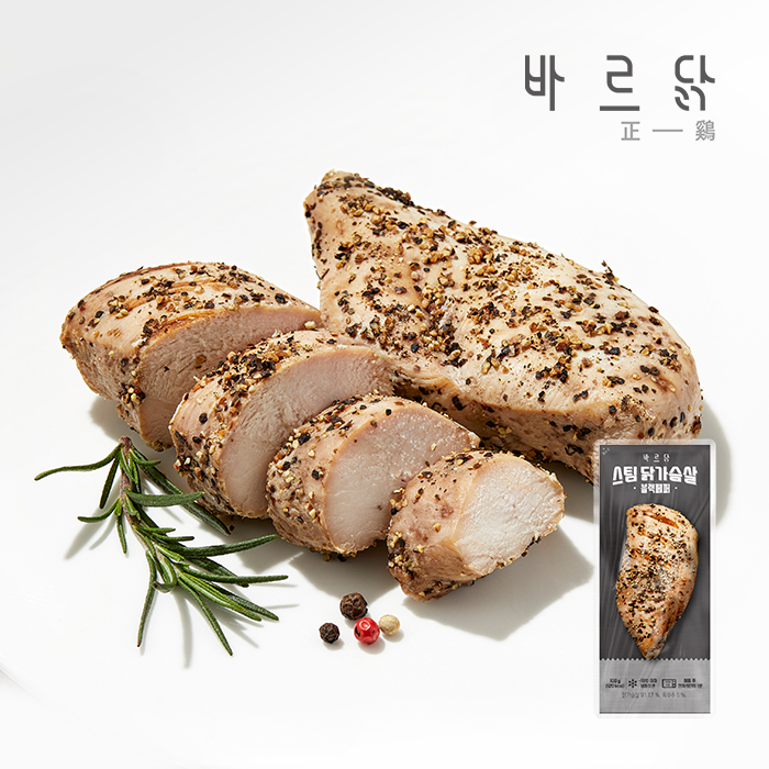 바르닭 스팀 닭가슴살 블랙페퍼 21팩 - 상품 이미지