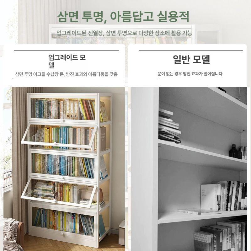피규어 진열장 대형 아크릴케이스 프라모델 쇼케이스 높이 대형피규어 레고피규어 3층 60 보증 방진 10년 - 상세 이미지 3