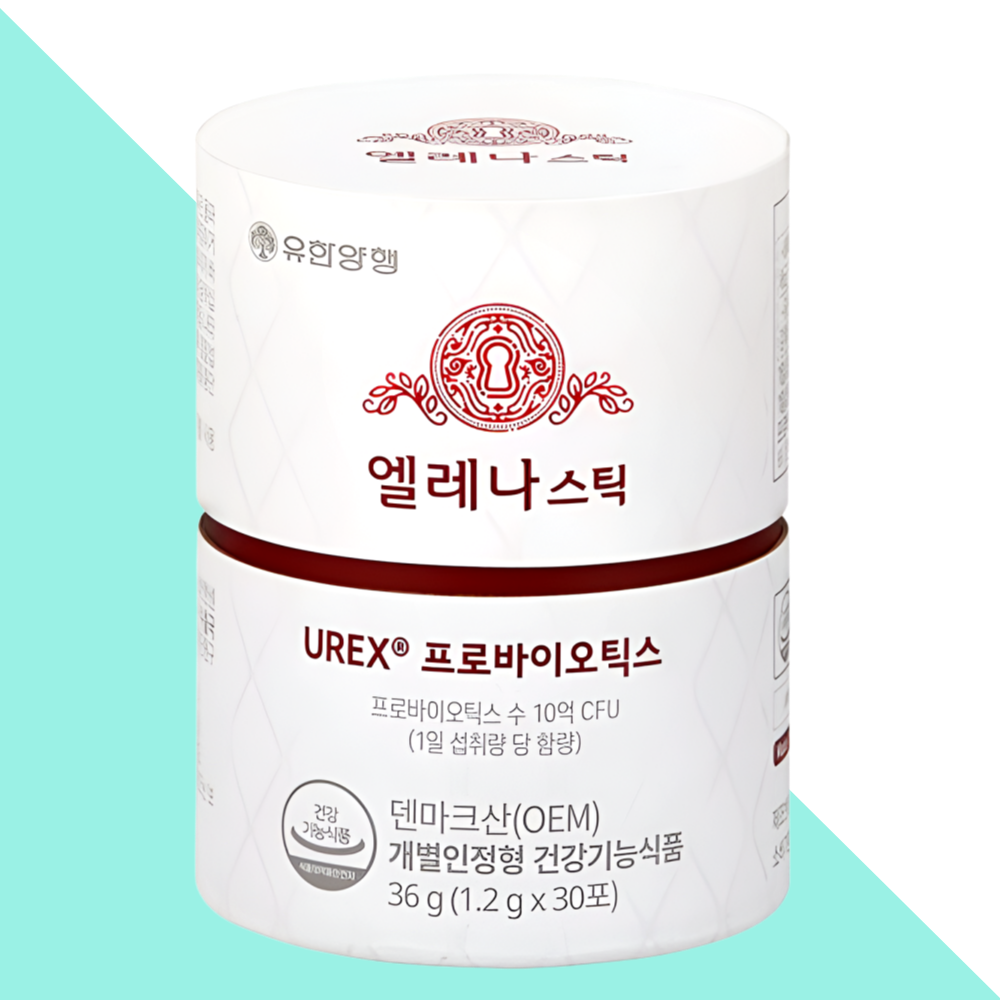 유한양행 엘레나 스틱 질유산균 UREX 분말형 30포X1박스 - 상세 이미지 4