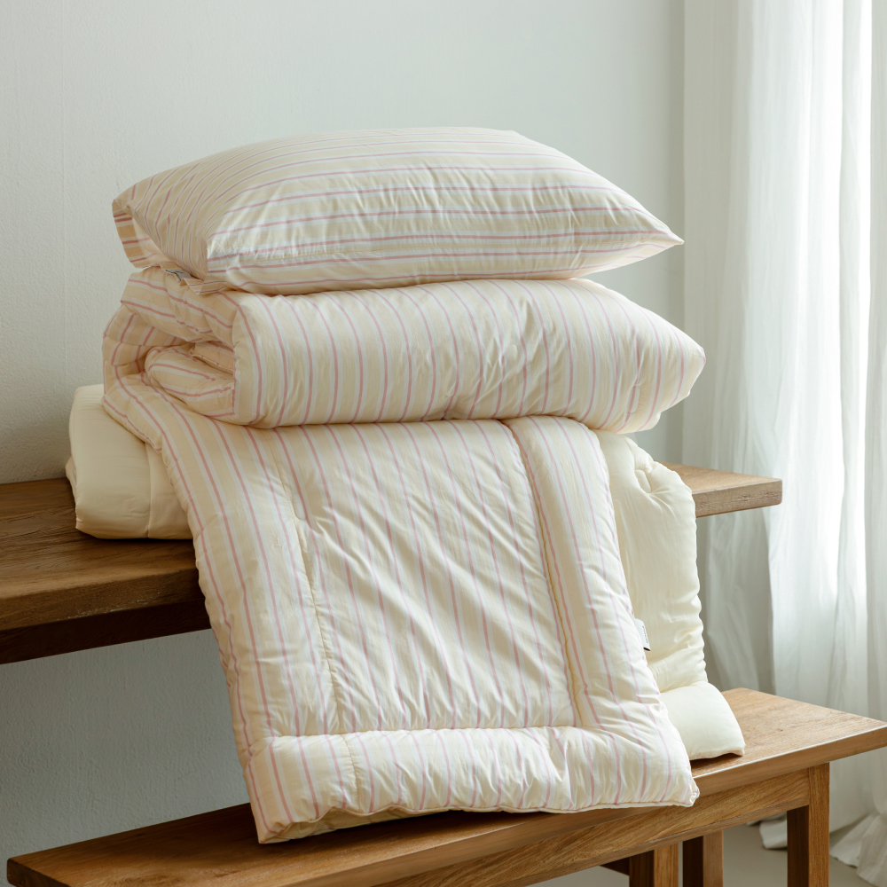 슬라운드 인네이처 핀포인트 부드러운 고밀도 순면 모달 사계절 겨울 차렵 이불 SS