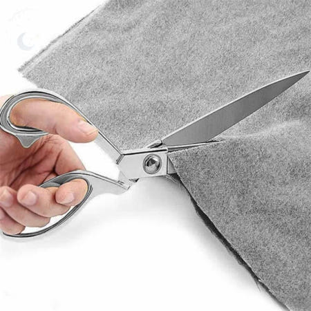 윤우상사OEM Lunamay 제단가위 실버 스텐 원단 재단가위 24cm