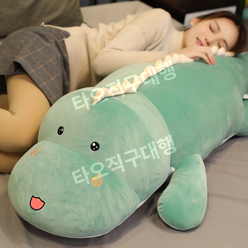 도마뱀인형 대형 장식 도룡뇽 베개 동물 쿠션 파충류 선물 애착인형 - 상세 이미지 3