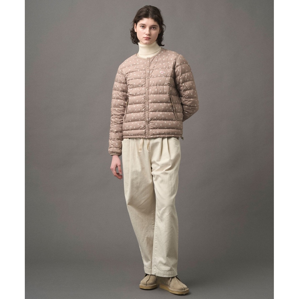 단톤 프린트 이너 다운 재킷 여성 DT-A0001ING BEIGE M - 상세 이미지 2