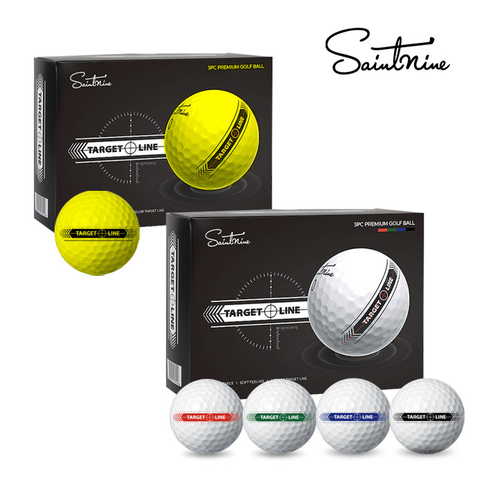 세인트나인 타겟라인 골프볼 3피스