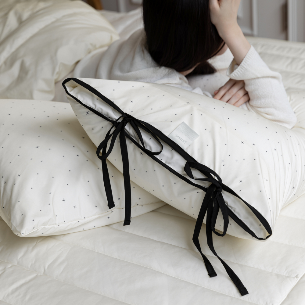 슬라운드 알러메디 스태리 알러지케어 먼지없는 사계절 겨울 리본 차렵이불 SS