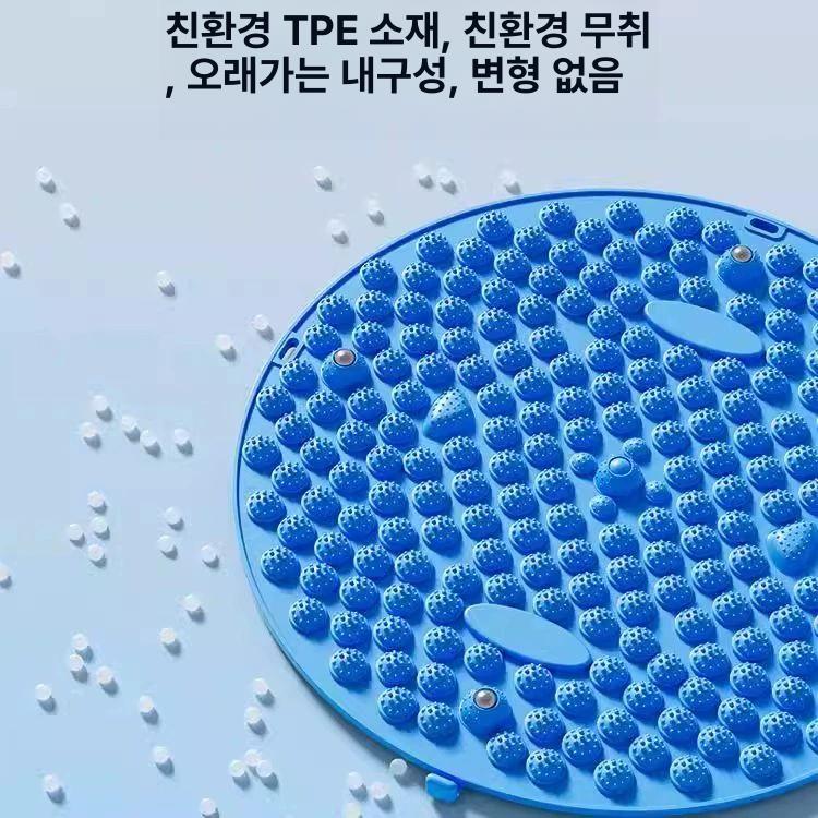 발지앞판 제자리 가정용 원형 다기능 발바닥 발바닥마사지 발마사지기 다리마사지기 휴대용 강자기 대형 두꺼움 핑크 피로 완화 - 상세 이미지 5