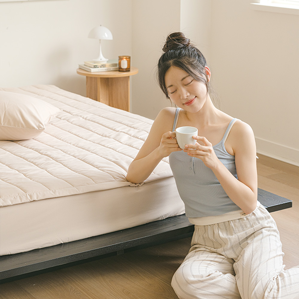 아망떼 뉴데이즈 먼지없는 무소음 고정밴드 침대패드 SS
