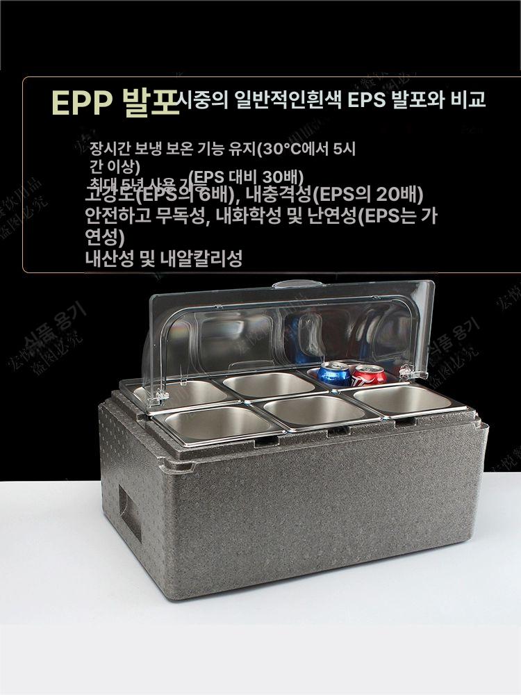 소형 반찬냉장고 셀프바 가정용 쇼케이스 김밥 보관 업소용냉장고 김밥냉장고 10cm+상자 20cm+이중 1개1 A - 상세 이미지 5