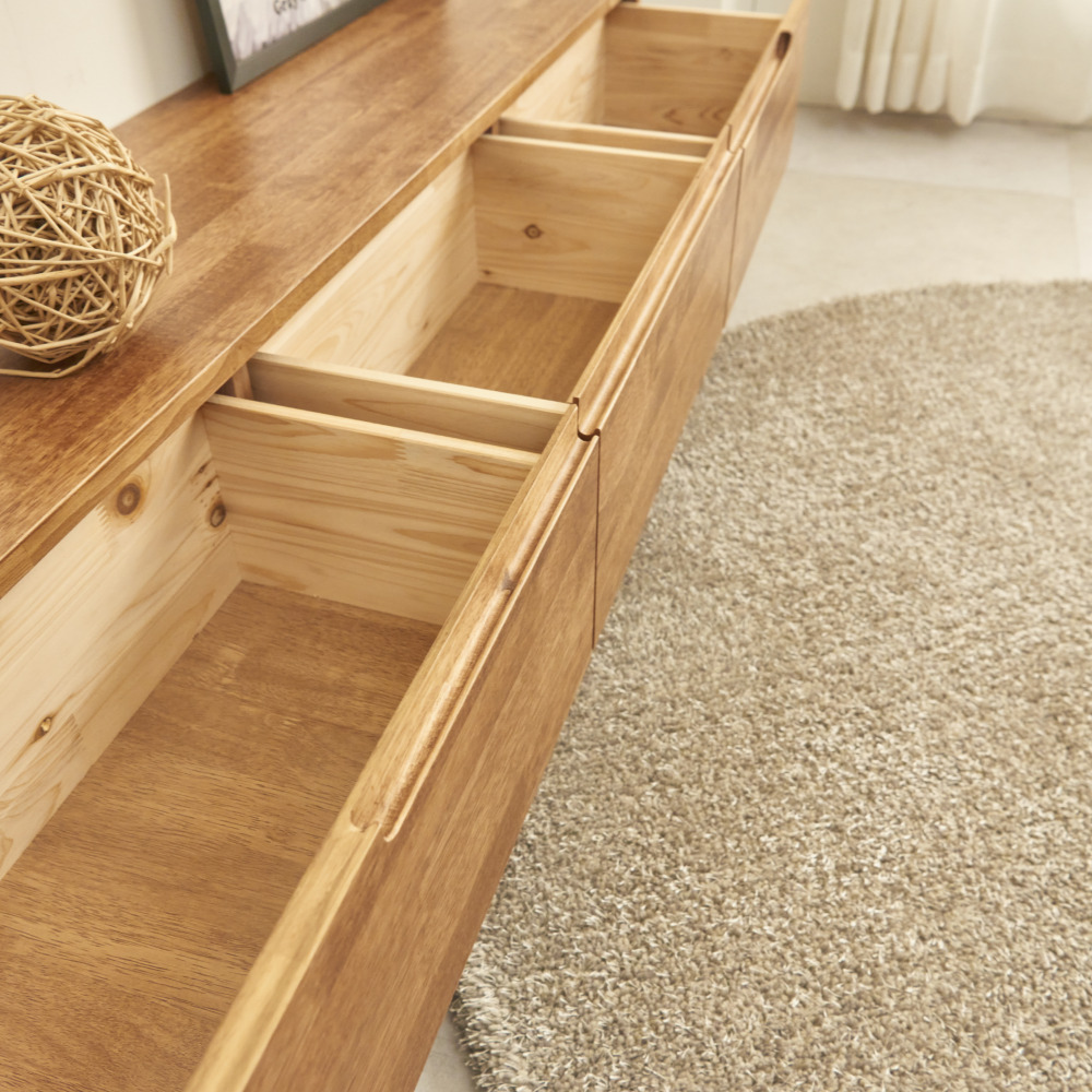 코코 1200 높은 tv 다이 안방 서랍장 원목 거실장