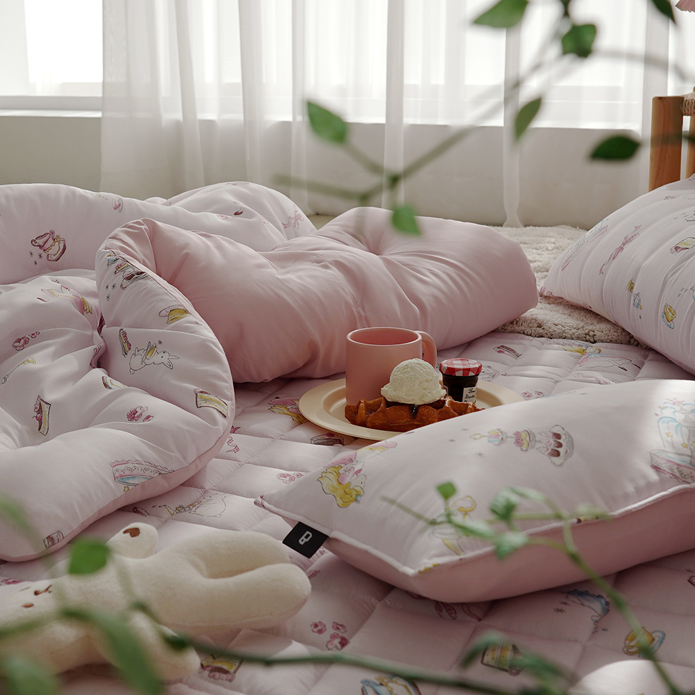 보들보들 렌징모달 100% 아기모달 밀크 유아 어린이 키즈 차렵이불 SS