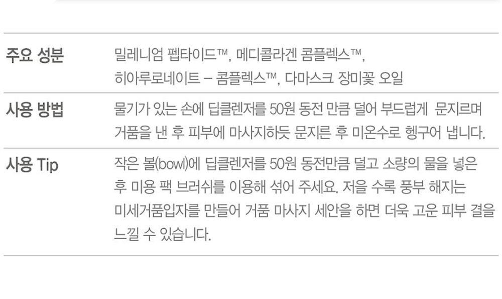 기능성 클렌저 아미코젠 딥클렌저 150ml 스킨케어용 클랜저 클렌징폼 선물 - 상세 이미지 4