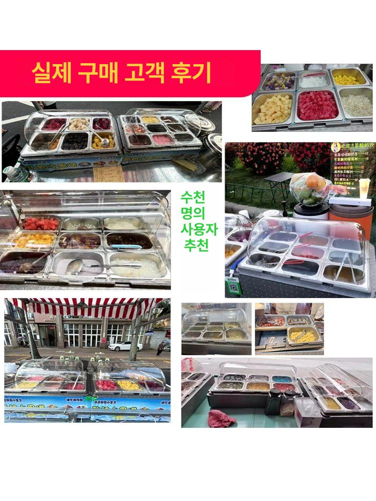 소형 반찬냉장고 셀프바 가정용 쇼케이스 김밥 보관 업소용냉장고 김밥냉장고 10cm+상자 20cm+이중 1개1 A - 상세 이미지 3