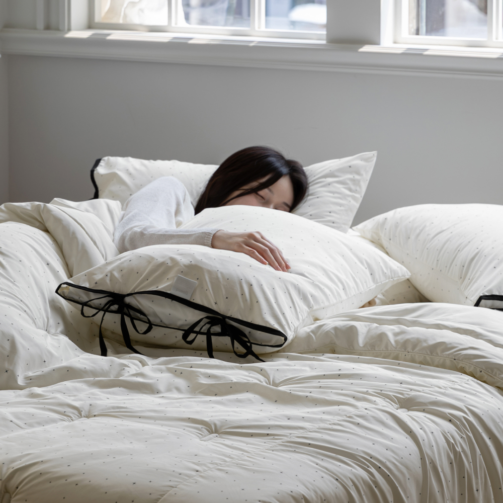 슬라운드 알러메디 스태리 알러지케어 먼지없는 사계절 겨울 리본 차렵이불 SS