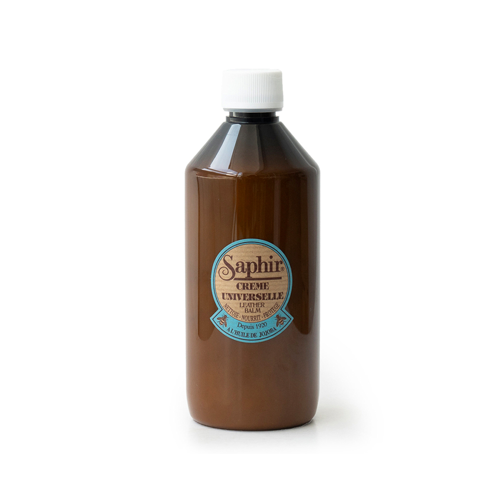 사피르 유니버셜 레더로션 크림 500ml 대용량 / 가죽 가방 쇼파 영양 얼룩제거 클리너 - 상품 이미지