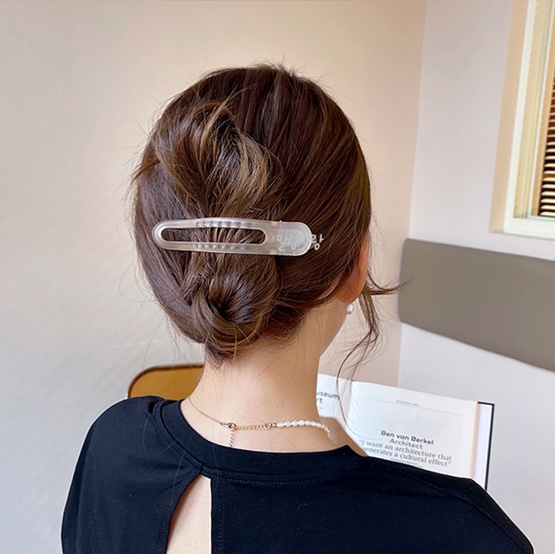 올림머리집게핀 악어 대형집게핀 헤어삔