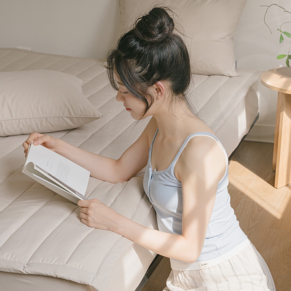 아망떼 뉴데이즈 먼지없는 무소음 고정밴드 침대패드 SS