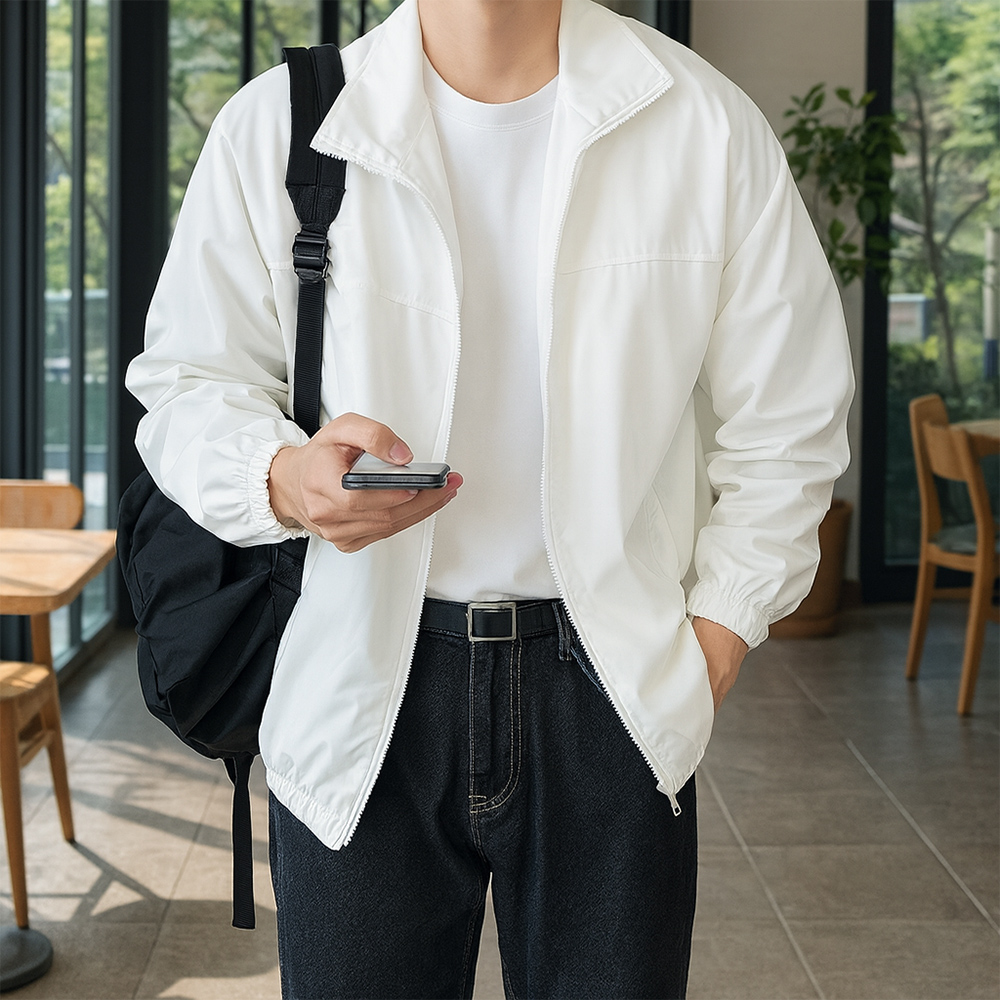 러닝바람막이 남자바람막이 우븐자켓 - 상품 이미지