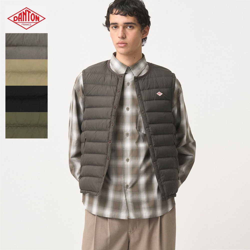 단톤 이너 다운 베스트 남성 패딩조끼 DT-A0026RRT 차콜 L