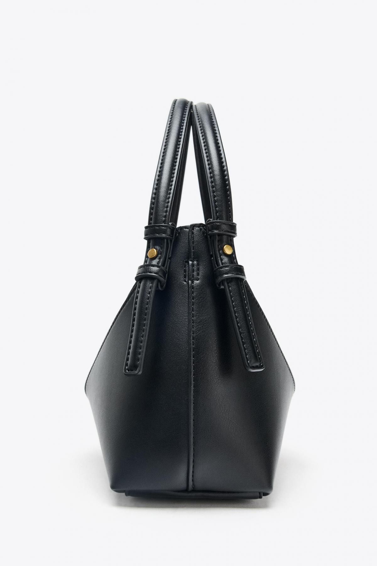 자라 모던 미니멀 베이직 토트백 6670/610 BLACK 이미지 6