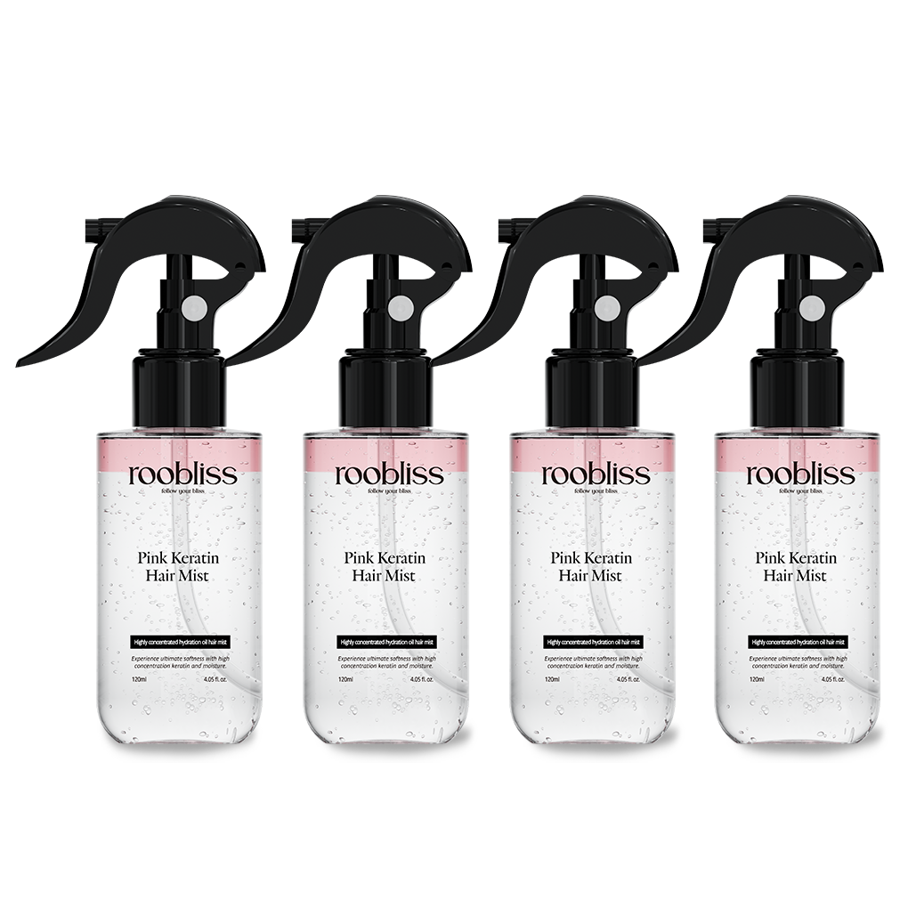단백질 헤어미스트 노워시 케라틴 트리트먼트 퍼퓸미스트 로즈에이드, 120ml, 4개