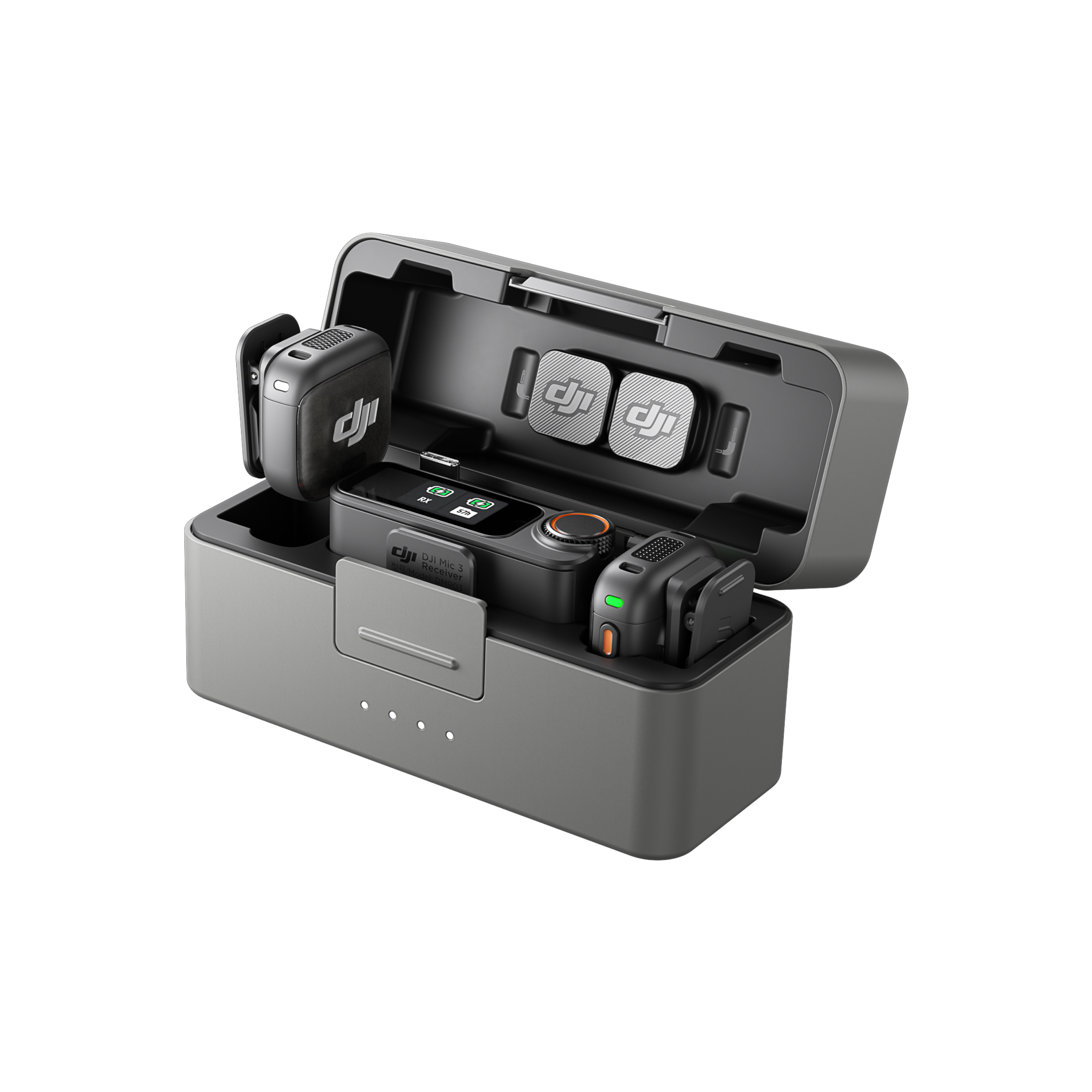 DJI Mic 3 (2 TX + 1 RX + 충전 케이스) +DJI Mic 시리즈 카메라 어댑터 - 상세 이미지 5