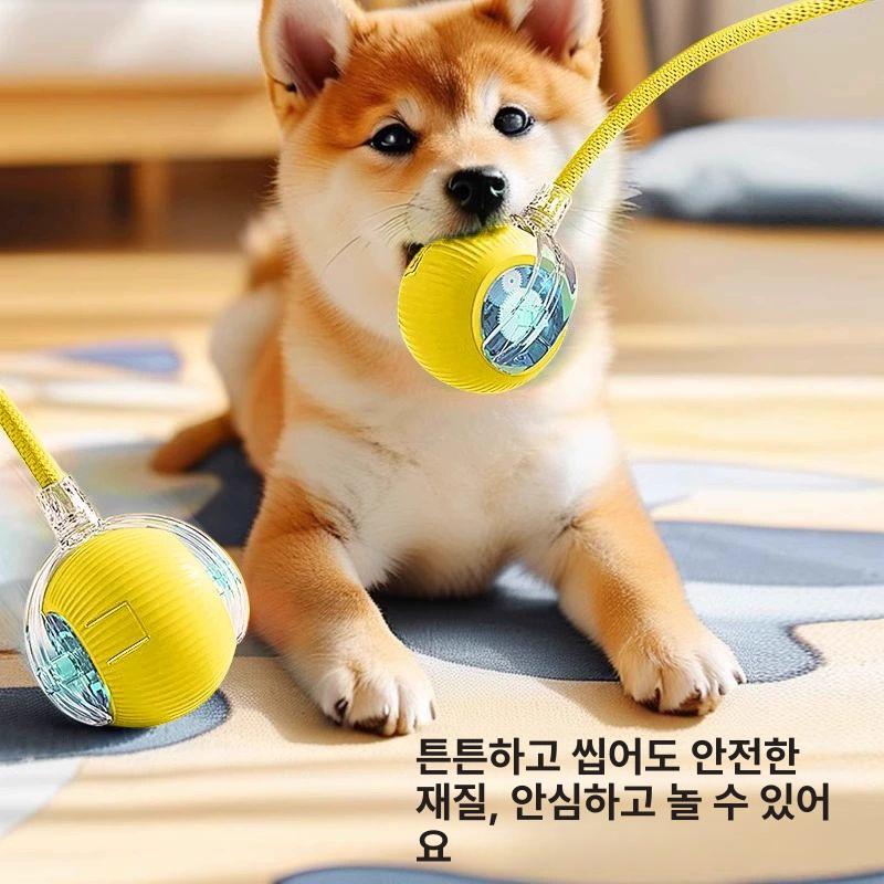 고양이 강아지 장난감 마우스 볼 쥐돌이장난감 쥐장난감 고양이장난감 장난감쥐 움직이는장난감 크림옐로우 - 상세 이미지 4
