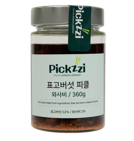 국내산 무농약 표고버섯 장아찌 피클 360g 간편 밑반찬 픽찌 - 상세 이미지 2