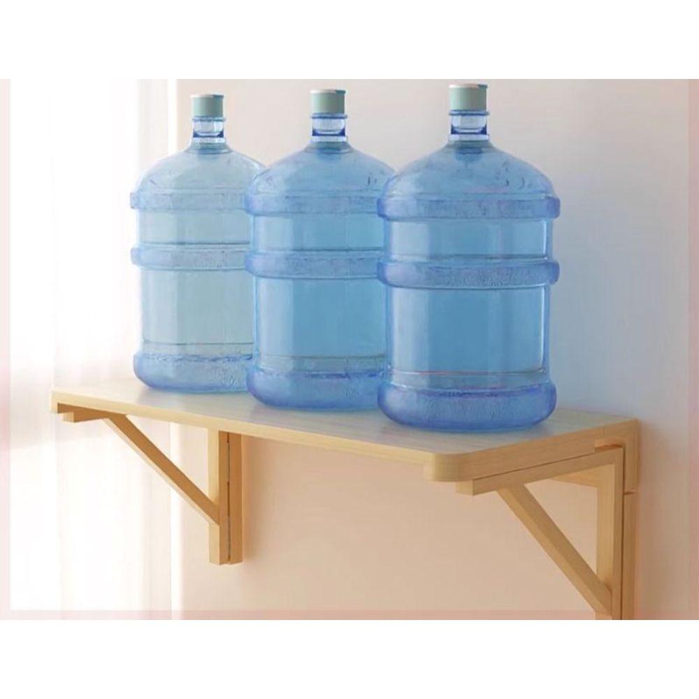 접이식 벽 테이블 다기능 선반 수납장 카페 80x40cm 나무 받침대 - 상세 이미지 2