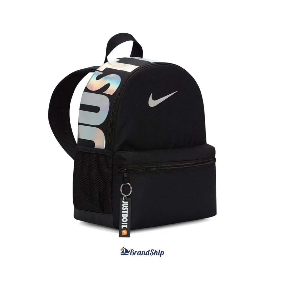 [국내매장판] 나이키 미니 백팩 브라질리아 JDI 신학기 소풍 보조 학원 여행 가방 블랙(홀로그램)