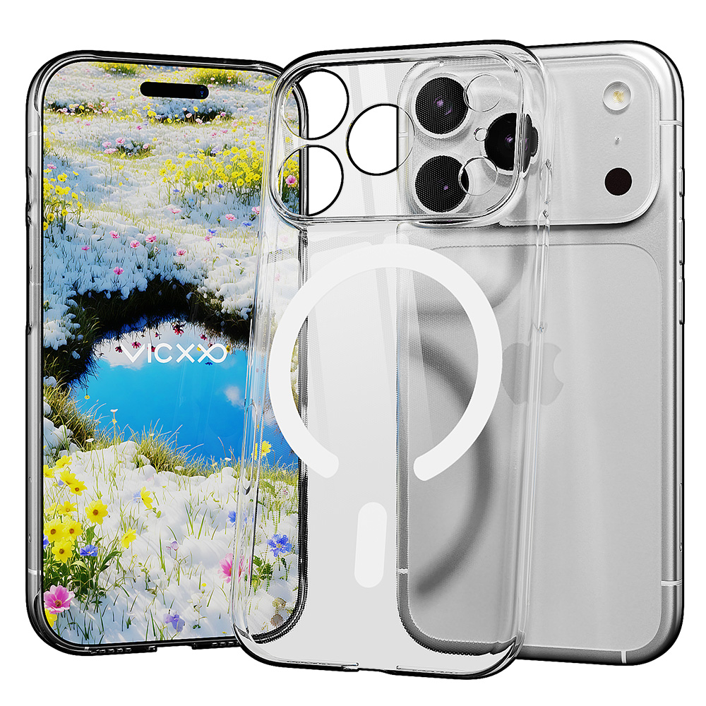 빅쏘 초슬림 변색없는 맥세이프 케이스 투명, 아이폰17 프로