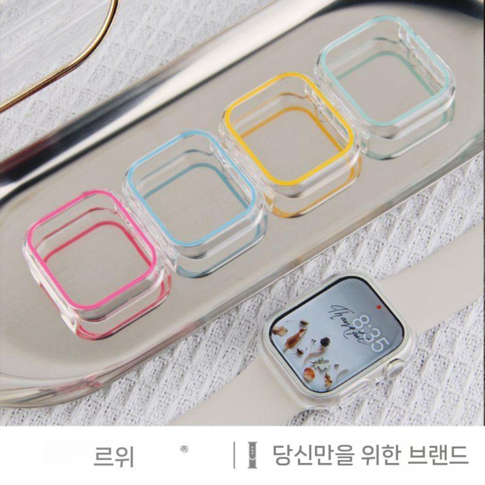 애플워치 10세대 울트라2 케이스 형광 투명 커버 - 상세 이미지 3